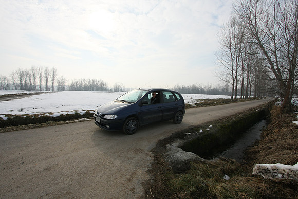 Crap, we are lost again - outside of Magliano Alpi