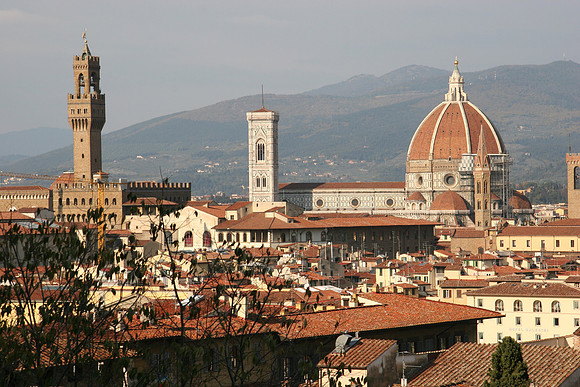 Obligatory city view - the Palazzo Vecchio is the tower on the left
