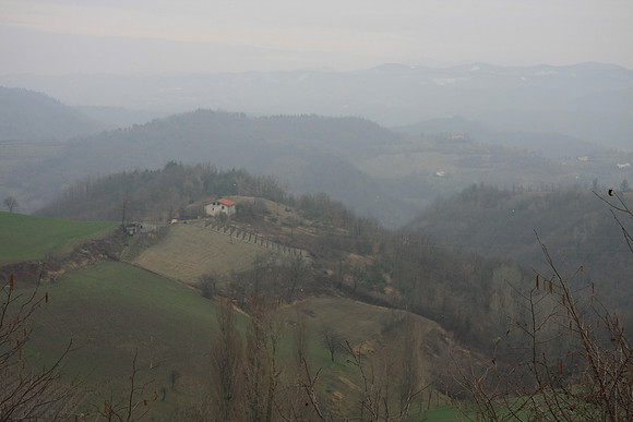 Looking south