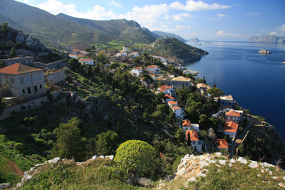 Looking west along the north coast
