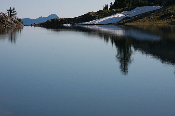 Lake Ann reflections.