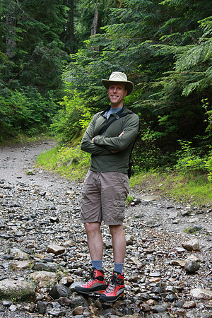 At the start of the Hike.