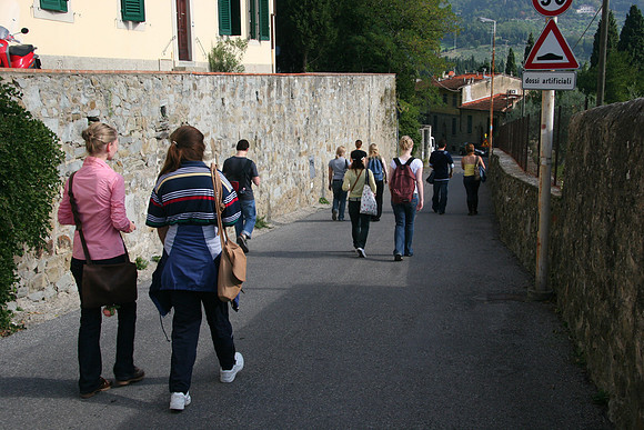 Walking around