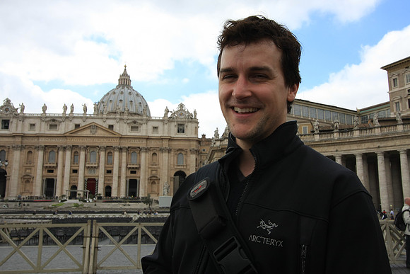 In front of Saint Peters