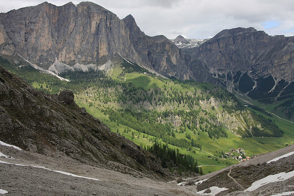 View down Val de Mesdi.