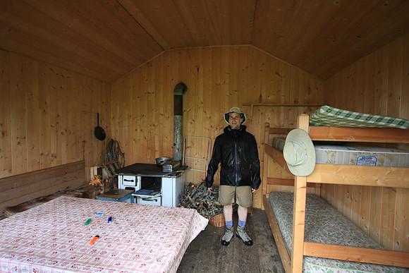 A rifuge, but this boy wouldn't stay here if you paid him. (There were mouse turds on the mattress.)