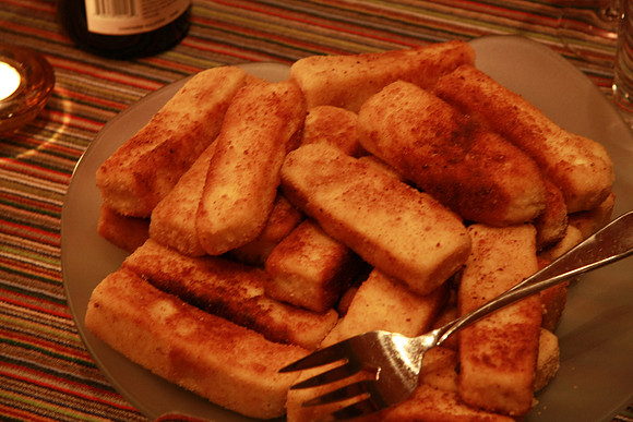 Sweet polenta - a little northern Italian influence