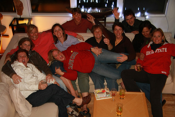 Most of the party-goers.