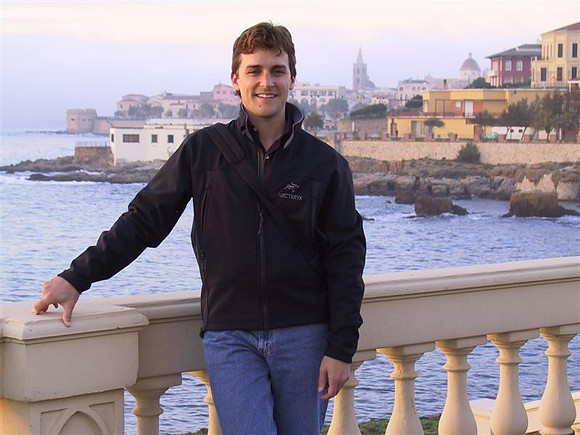 Marc With Alghero in Background