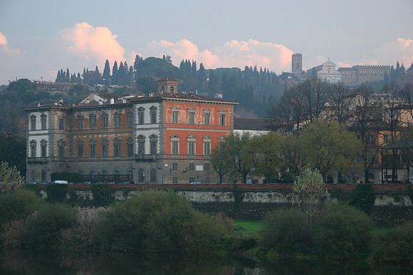 On the Ponte alla Grazie on the way home