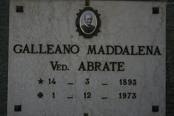 Daughter of Bernardo Galleano and Maddalena Gasco