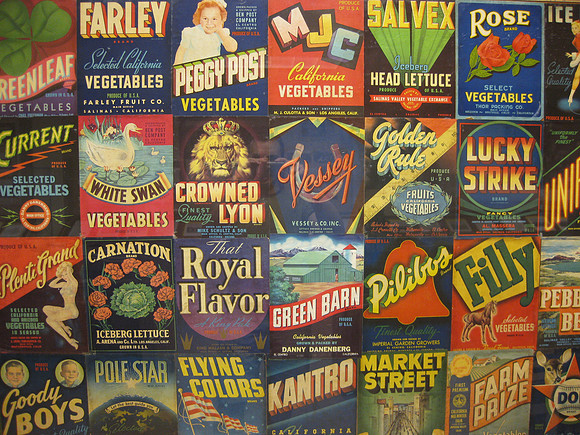 Packing Labels in the Pioneer Museum