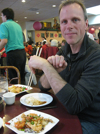 At dim sum.