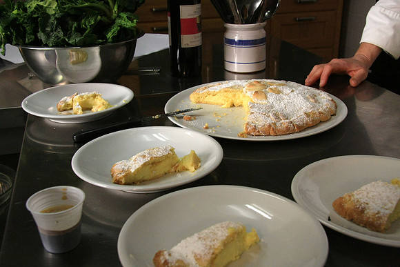 Torta della Nonna ready to devour