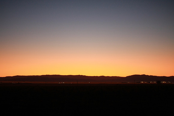 Sun Setting over Anza-Borrego