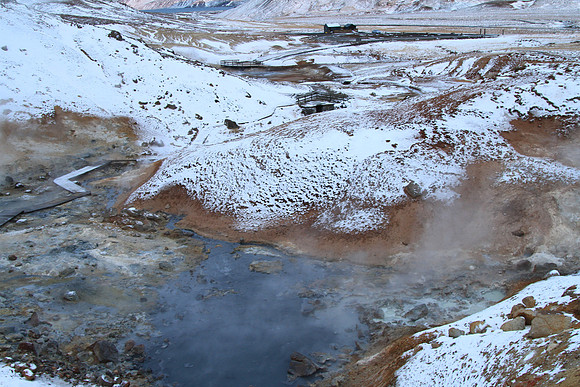 Seltun geothermal area.