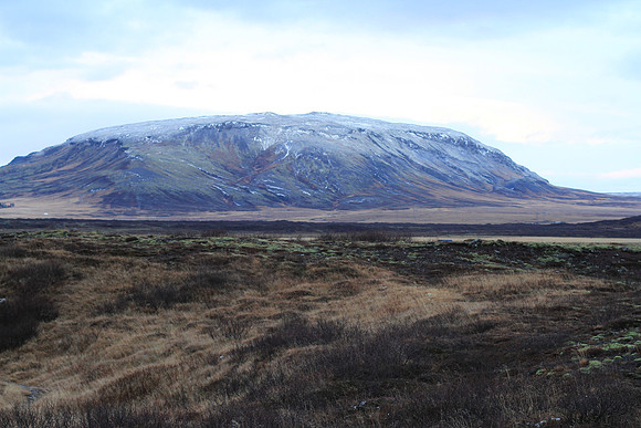 Burfell, a table volcano.