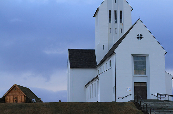Austere design, but not as wacky as some Scandinavian church designs.
