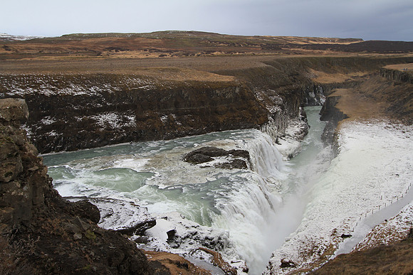 The area surrounding the falls was a farm that was bought to preserve the falls.