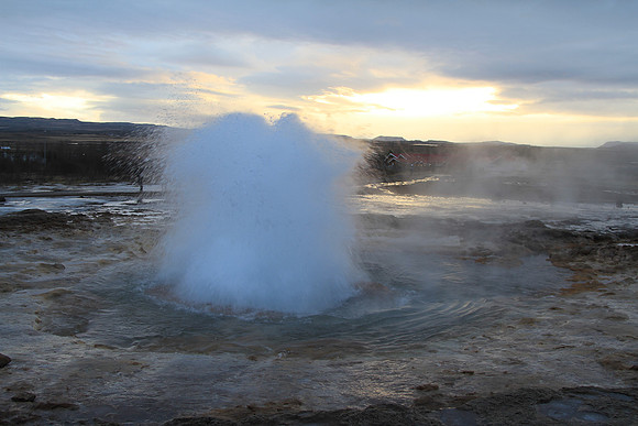 Sometimes a double eruption happens.