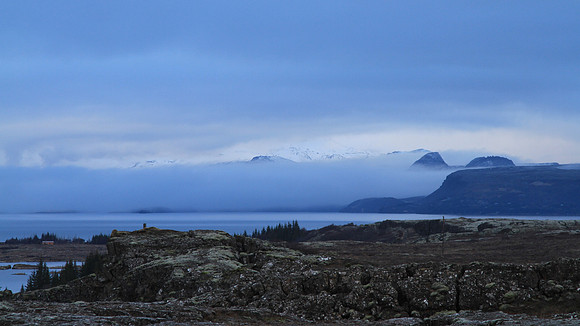 View form Þingvellir.