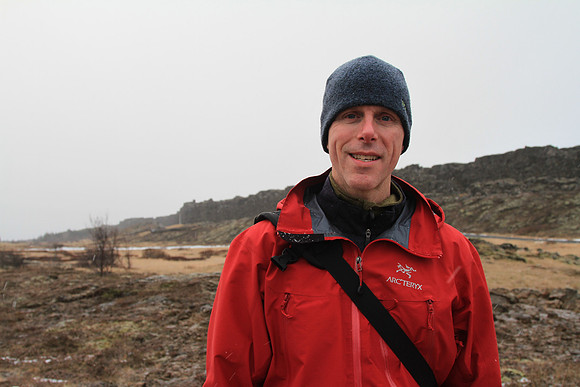 Mark at Þingvellir.