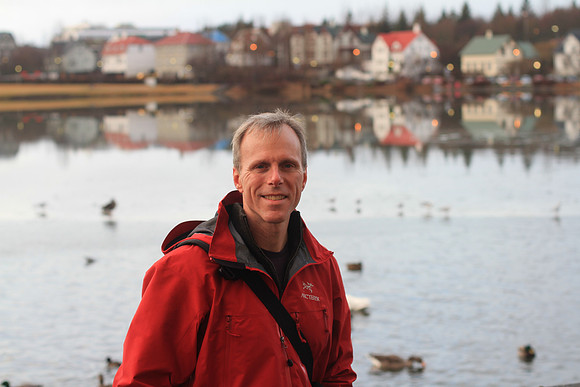 Mark and the Tjörnin.
