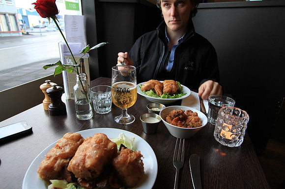 Big lunch, light dinner today.