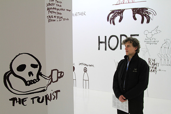 The Turist!!!  Harfnarhús Museum  - “News from the Island” by Dan Perjovschi