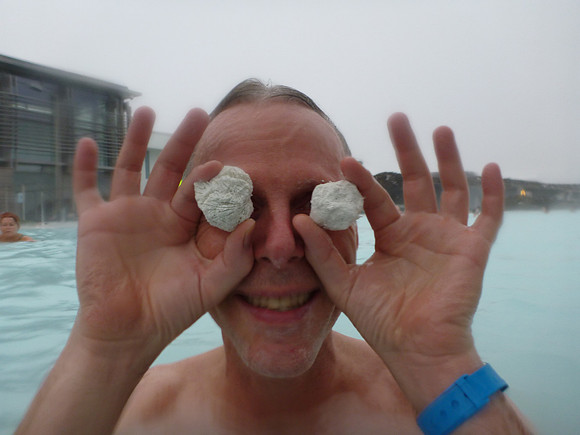 Algae scrub balls. You break apart and give yourself a mask.