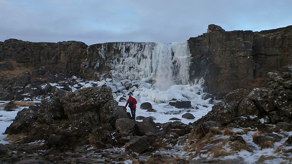 Öxarárfoss - waterfall.