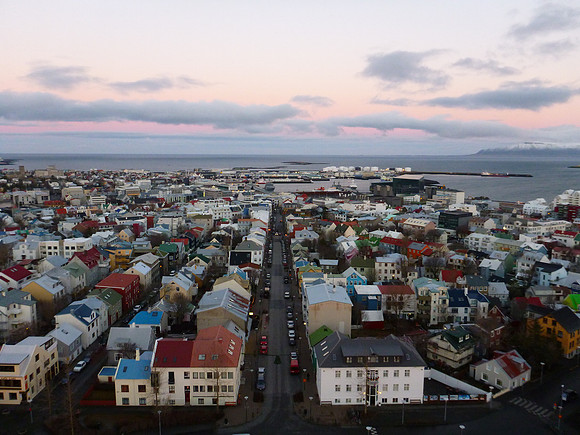 View from Hallgrímskirkja.