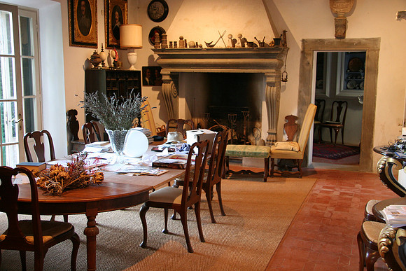 The dining room