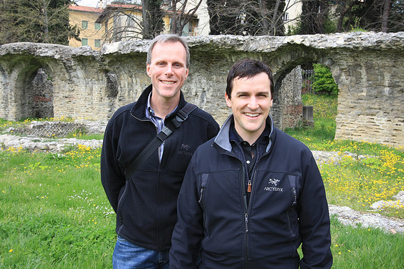 Mark and Marc at anfiteatro