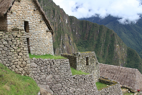 First bits of Machu Picchu we see as we enter.