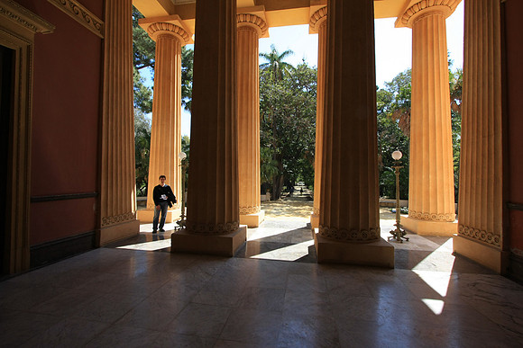 Inside the gynasium