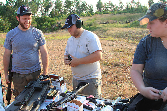 At the quarry / shooting range.