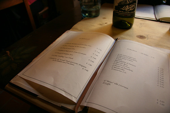 Dessert Menu