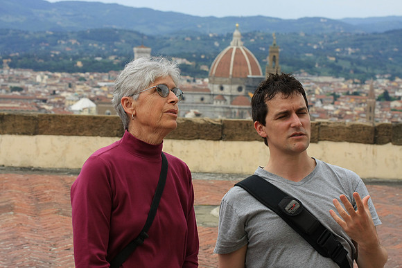 Examining a loggia