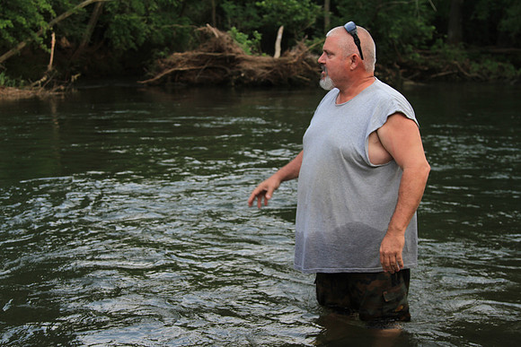 Phil at the secret spot.