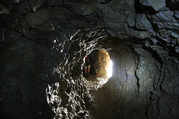 First tunnel we encountered.