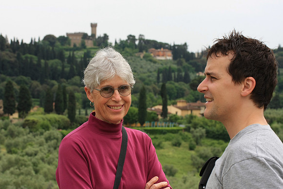At Forte Belevedere - Torre di Gallo in the Background