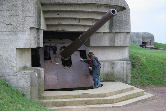 Batteries at Longuement-Sur-Mer