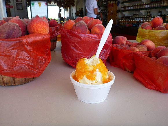 Drive down to the river...stop at Peach Tree Farms.