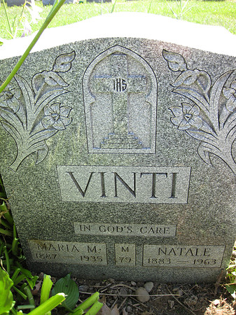 Maria (Marietta?) Basacchi married Natale Vinti (Maiuri - adopted name).