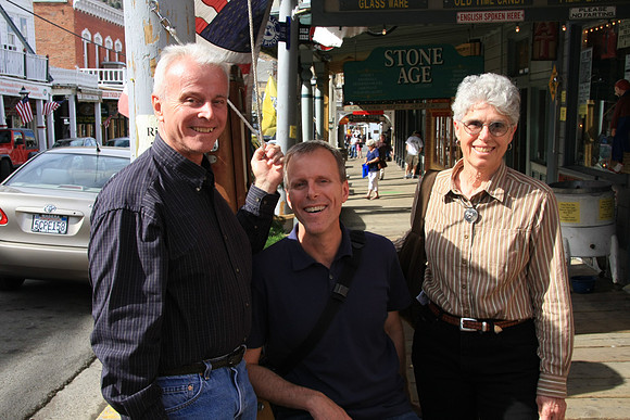 Davis, Mark, and Marianne on C Street