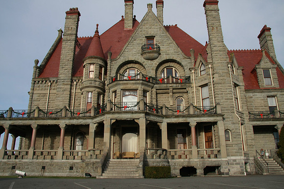 South side of the castle.