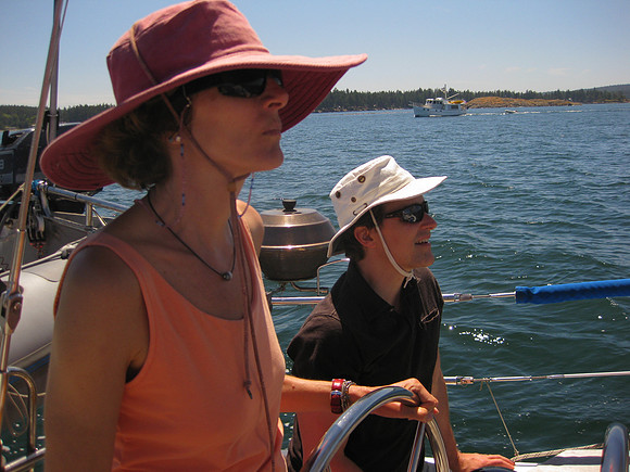 First sail.