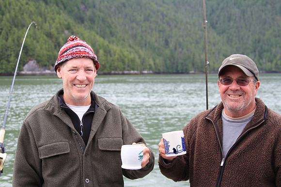 Have coffee, will fish.