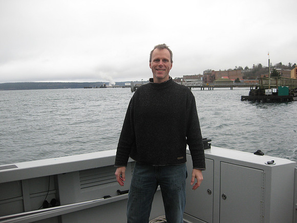 Mark, leaving Port Townsend.